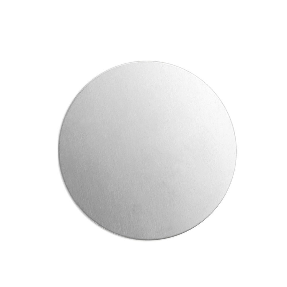 Metal Stamping Blanks Alkeme Round, Disc, Circle, 22mm (.87"), 18 Gauge, Pack of 4